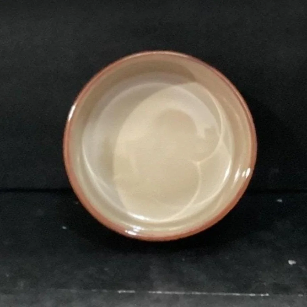 Sango Nova Brown Ribbed Casserole Dish #4933, Vintage Stoneware Bowl,‎ Tableware